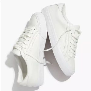 Madewell Sidewalk Low-Top Sneakers in Leather